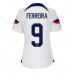 Förenta staterna Jesus Ferreira #9 Replika Hemma matchkläder Dam VM 2022 Korta ärmar
